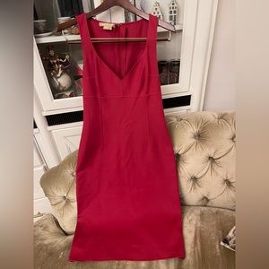 Michael Kors red dress made in Italy ,size 10 originally, altered,now like size8
